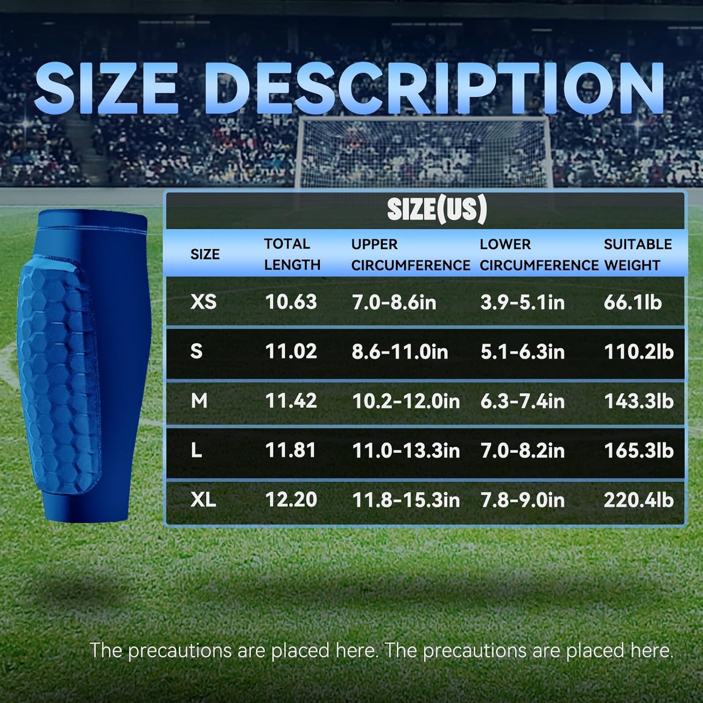 Shin guards kids football - Breathable & non-slip Shin guards soccer men | Designed for growing soccer players(72g/1 pair)